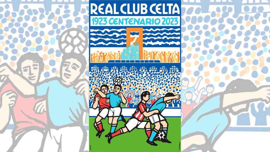 Cartel oficial del Centenario del Celta.