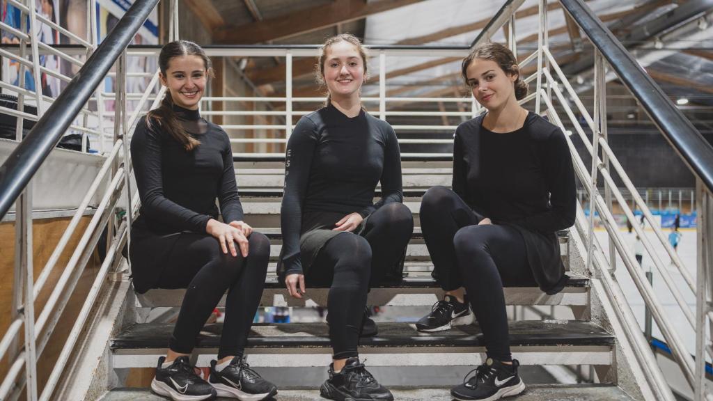 De izq. a dcha.: Daniela, Elsa y Paula.