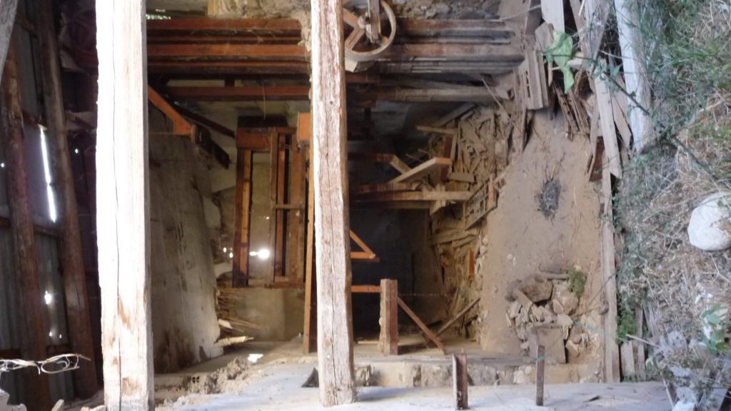 Interior del Molino Hidráulico Molí Nou.