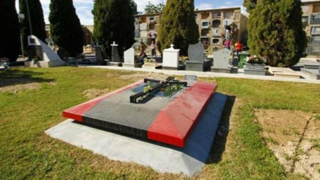 El lugar donde estuvo inicialmente enterrado Primo de Rivera en Alicante.