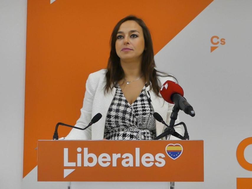 La coordinadora de Ciudadanos Castilla y León, Gemma Villarroel, en una imagen de archivo.