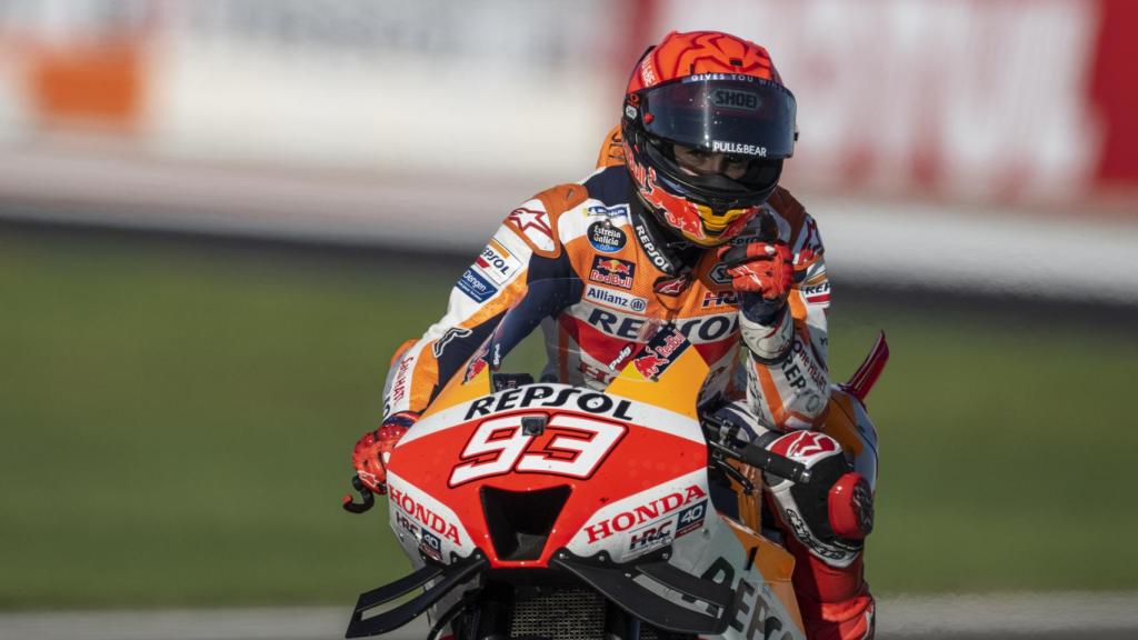 Marc Márquez durante un Gran Premio de MotoGP de esta temporada