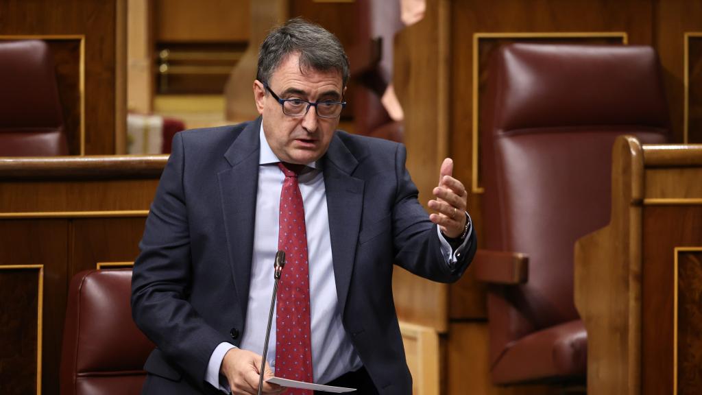 El portavoz del PNV en el Congreso, Aitor Esteban, en el Congreso de los Diputados.