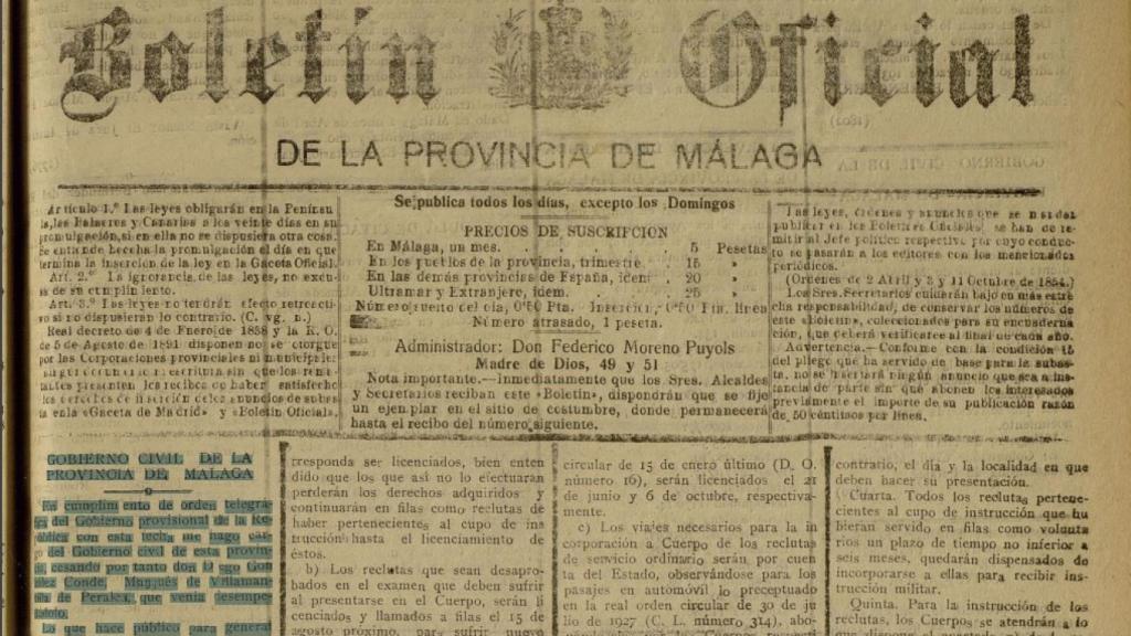 Publicación del 16 de abril de 1931.