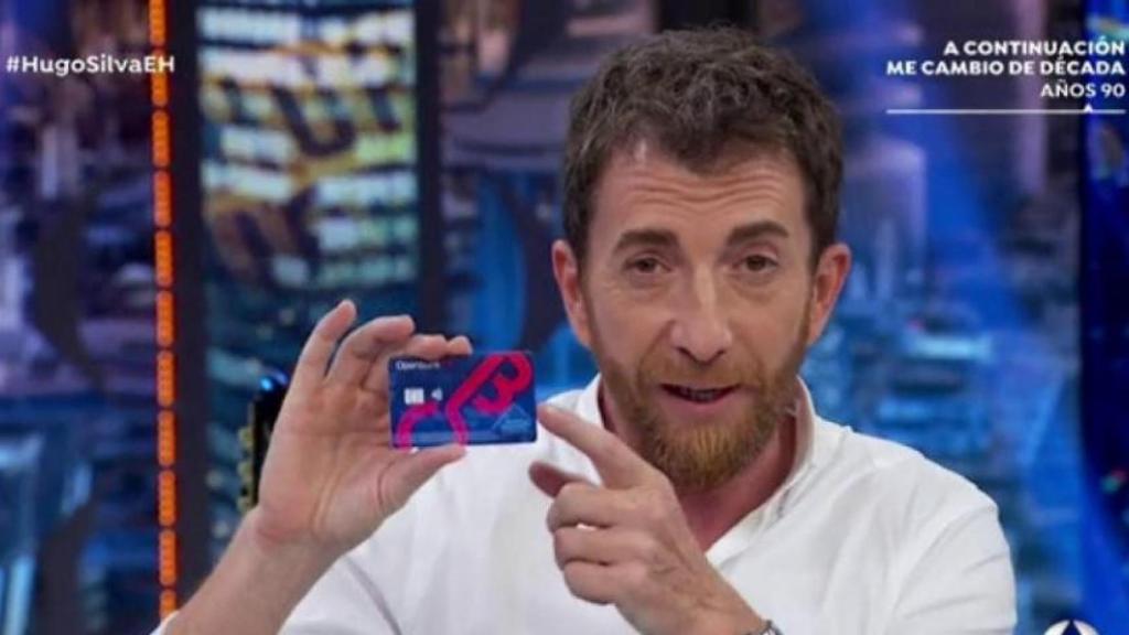Pablo Motos explicando el concurso en una edición de 'El Hormiguero'.