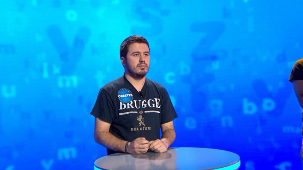 Orestes, en Pasapalabra.