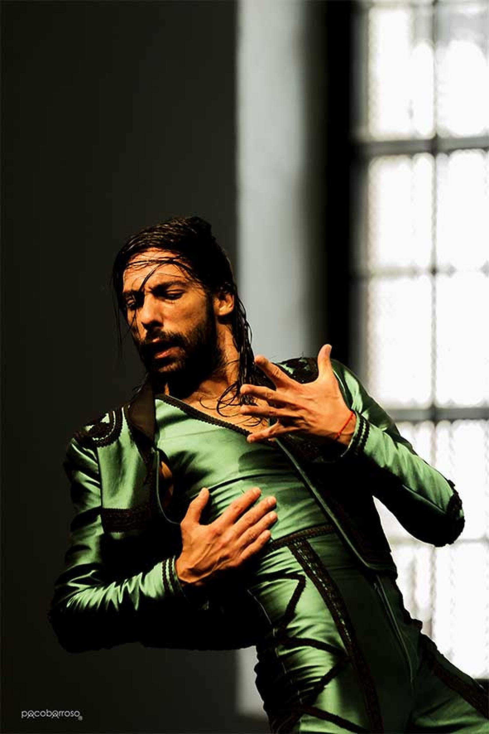 Eduardo Guerrero durante uno de sus espectáculos.