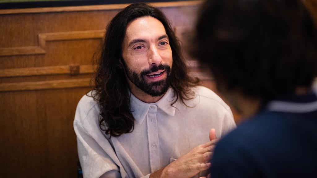 El bailaor durante su entrevista con esta revista.