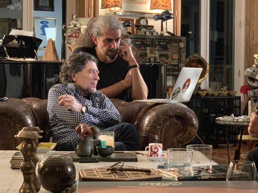 Fernando León de Aranoa y Sabina en su documental.