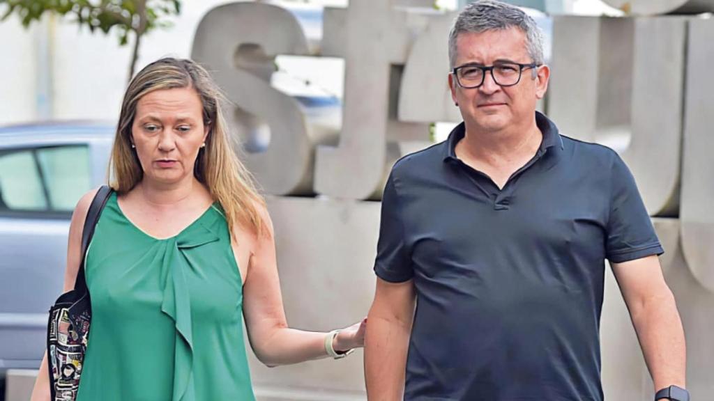 Victoria Rosell y su pareja de hecho, el periodista Carlos Sosa.