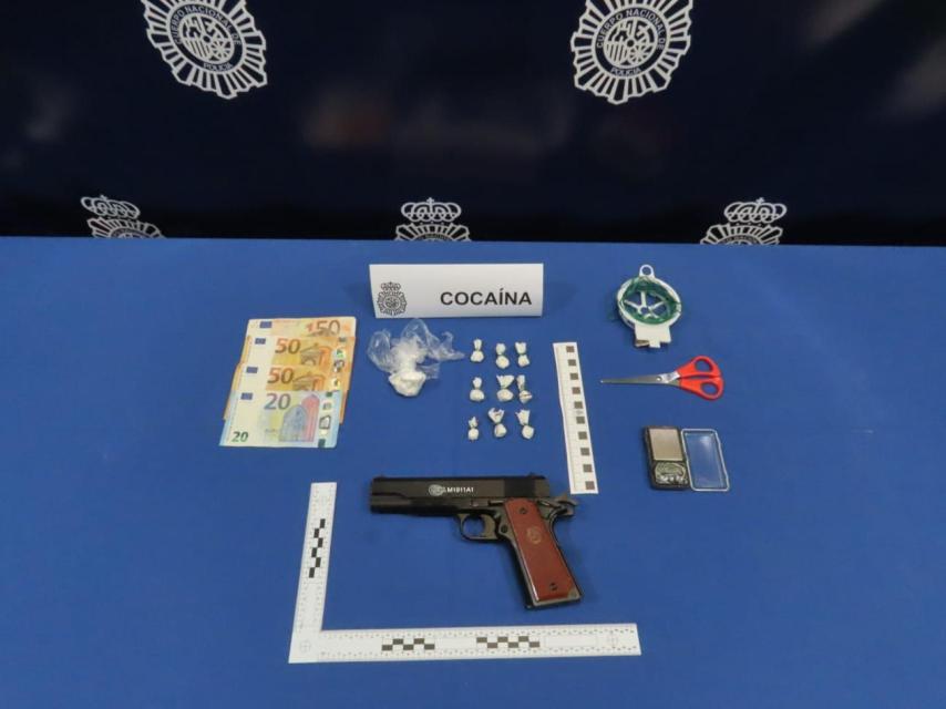 Material intervenido por la Policía Nacional de Valladolid.