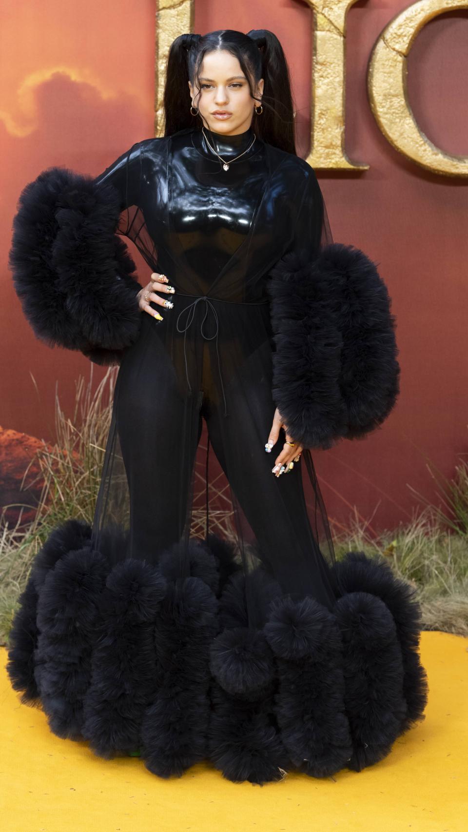 Rosalía en la première de 'El Rey León' en julio de 2019.