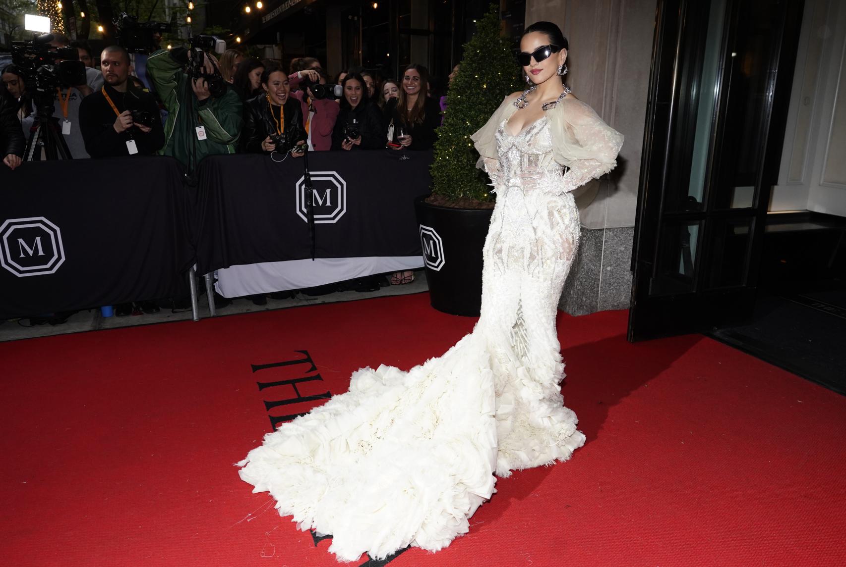 Rosalía en la gala MET del año 2022.