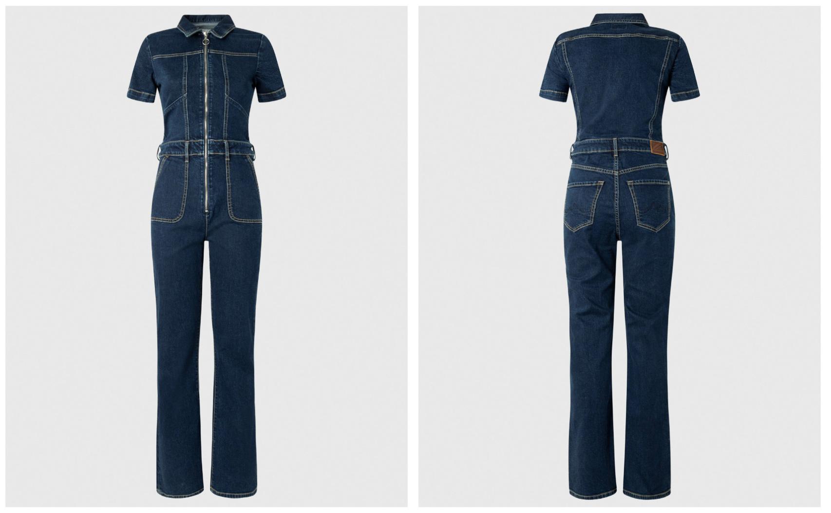 El mono que lleva Anna Ferrer es de Pepe Jeans.