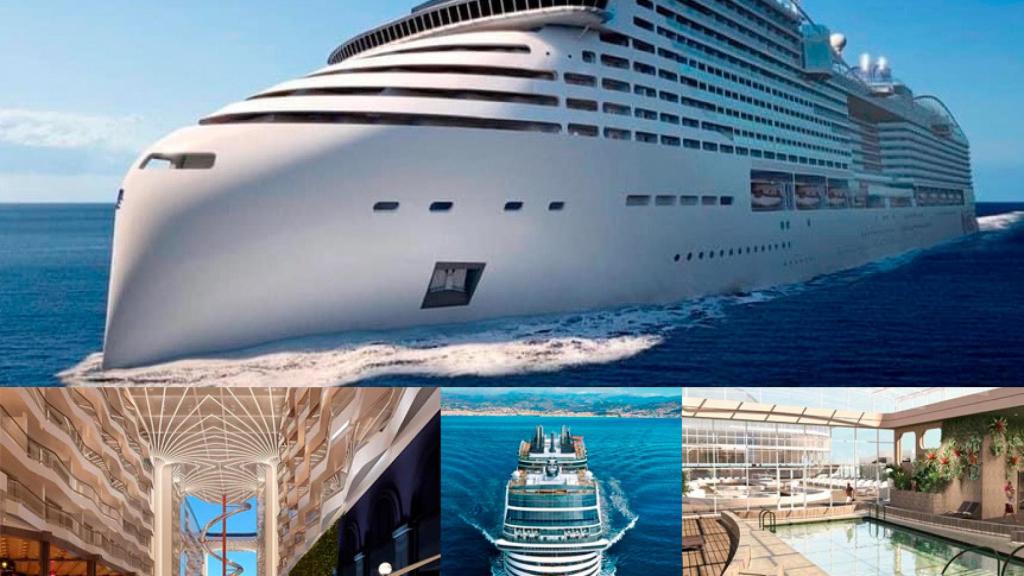 El MSC Europa, el barco en el que se alojarán las familias de la selección inglesa durante el Mundial