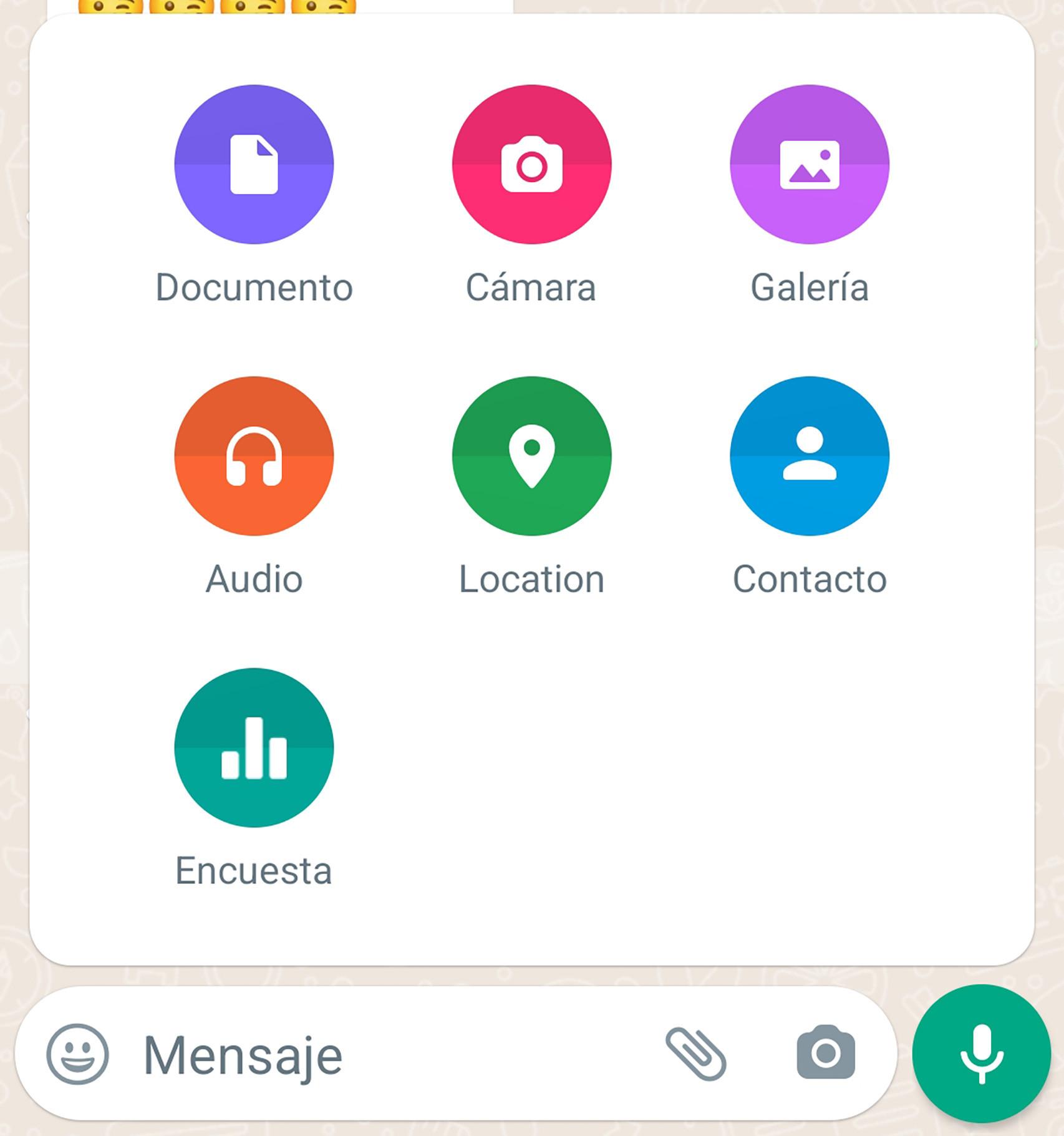Botón para crear encuestas