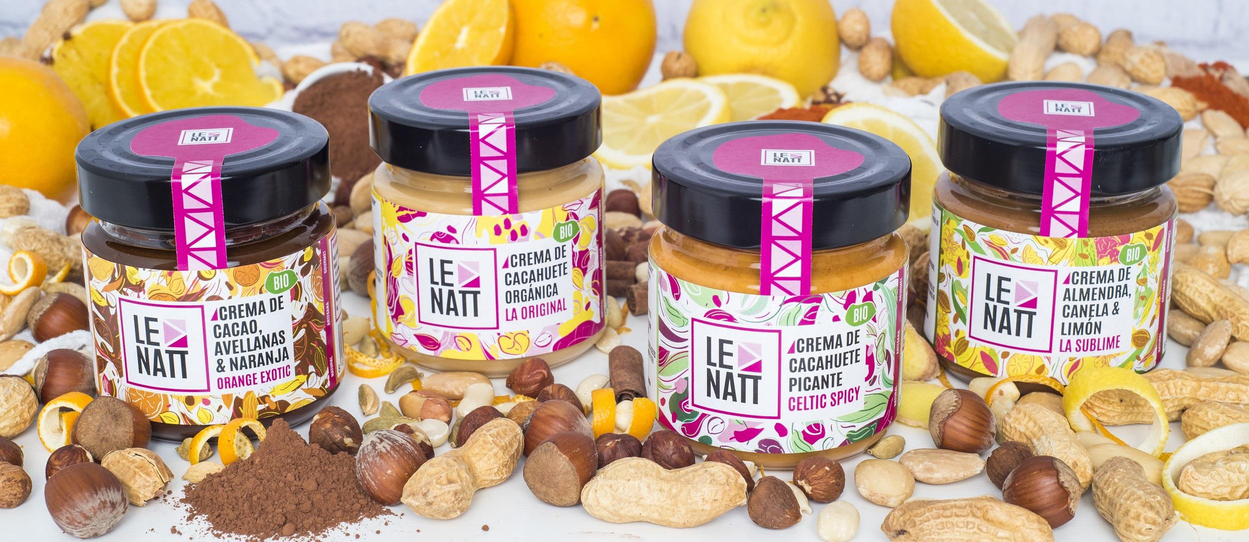 Las cuatro cremas que LeNatt tiene en el mercado (Cedida).