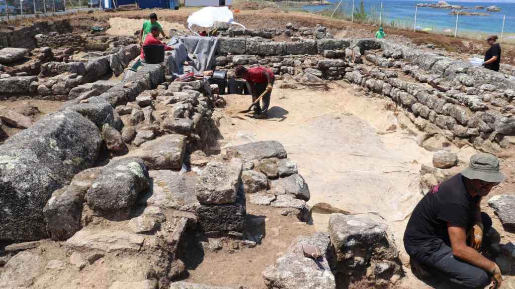 Yacimiento de Adro Vello, en San Vicente do Mar (O Grove).