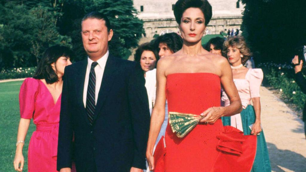 Naty Abascal con el Duque de Feria