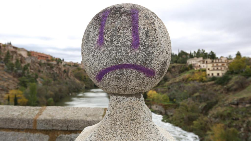 Imagen de una de las pintadas.