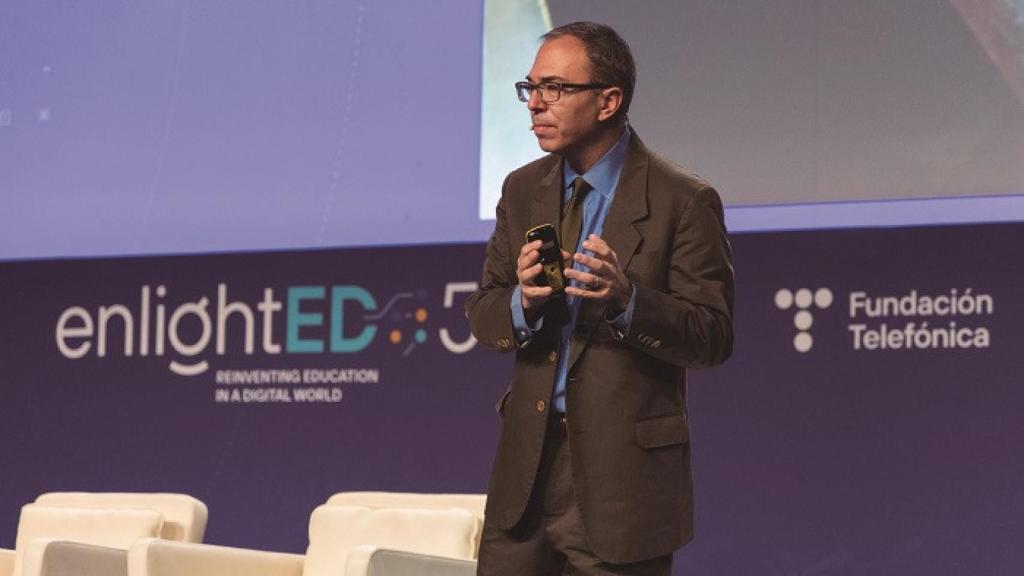 Kenneth Cukier, durante su intervención en el pasado enlightED