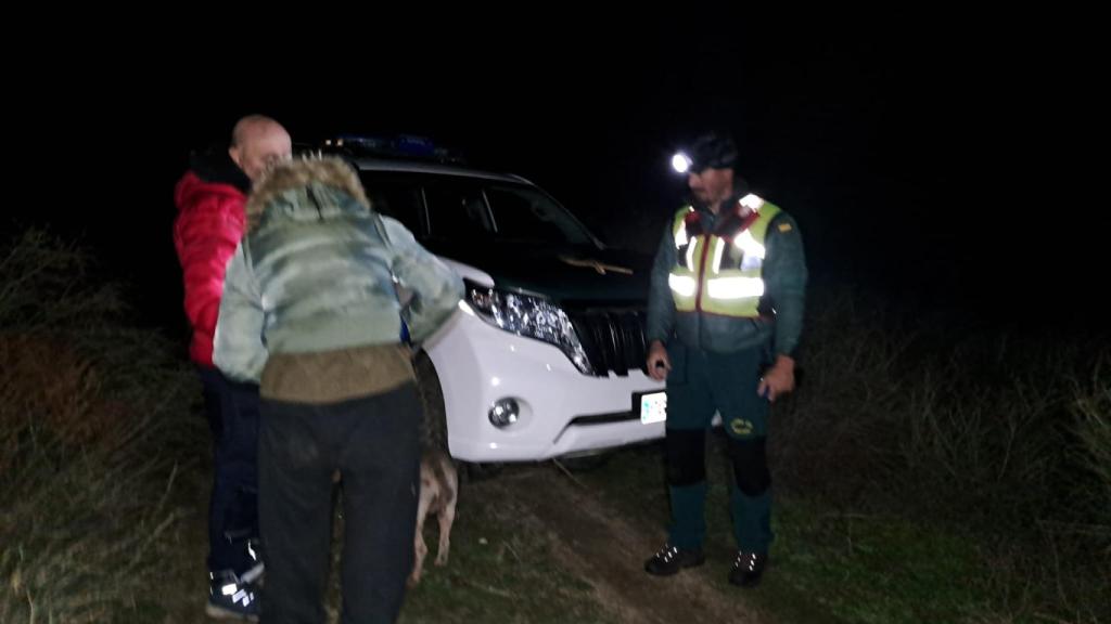 Buscadores de setas en Robregordo