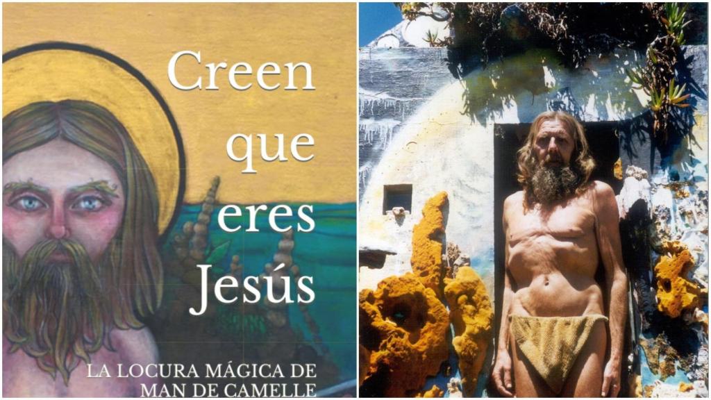 La portada del libro y una foto de Manfred en Camariñas de 1998 (autora: Biorgina vía Wikimedia Commons)