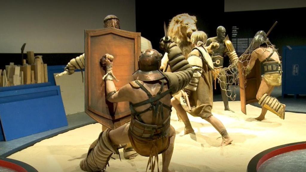 Una imagen de los Gladiadores en el MARQ.