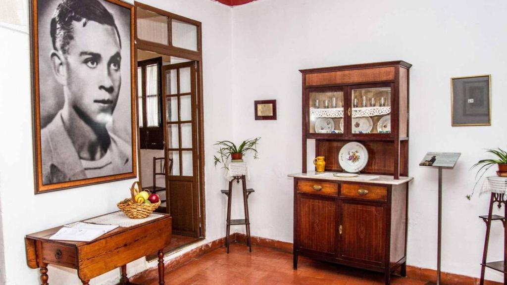 Una de las estancias de la casa museo.