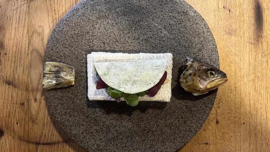 Plato de Oba, premiado con una estrella Michelin