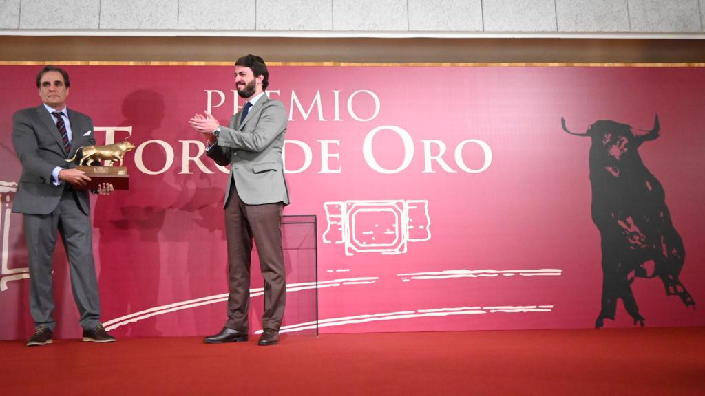 Gallardo en la entrega del XLVI Premio ‘Toro de Oro’
