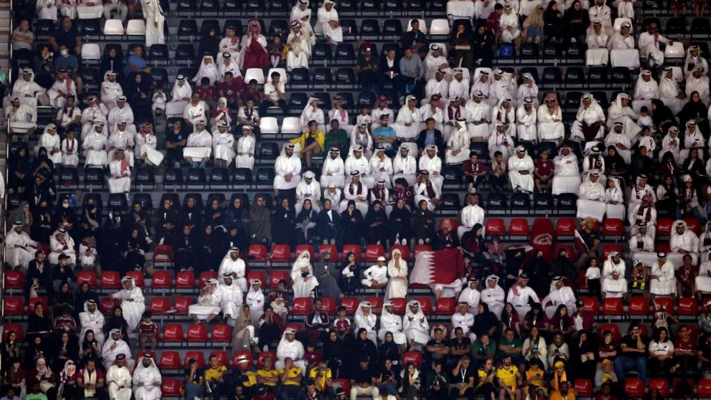 Imagen de uno de los estadios semivacío.