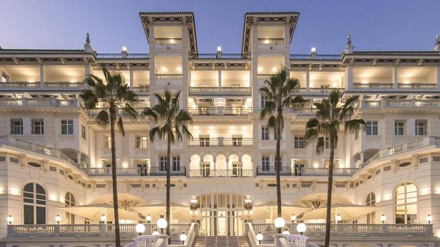 Vista del hotel Miramar.