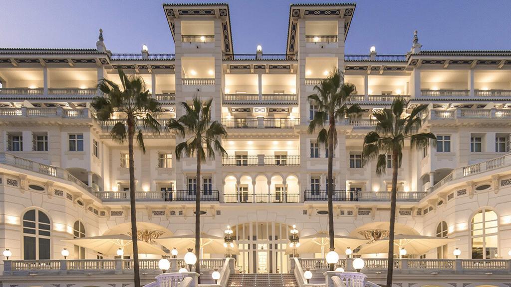 Vista del hotel Miramar.