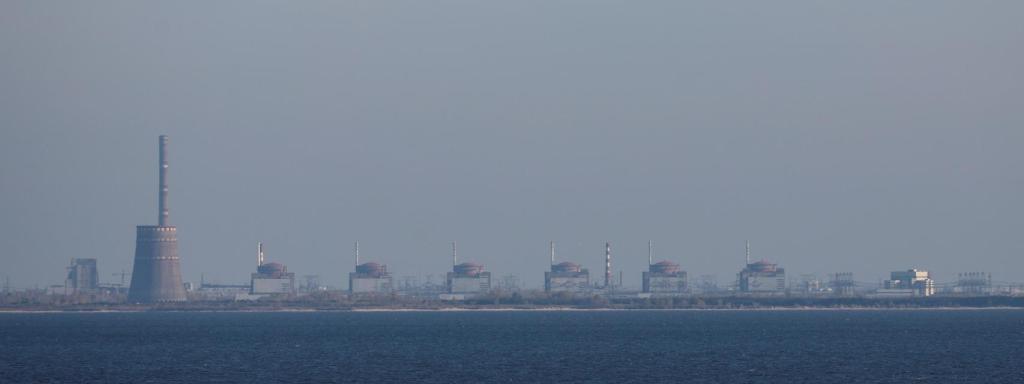 Imagen de la central nuclear de Zaporiyia.