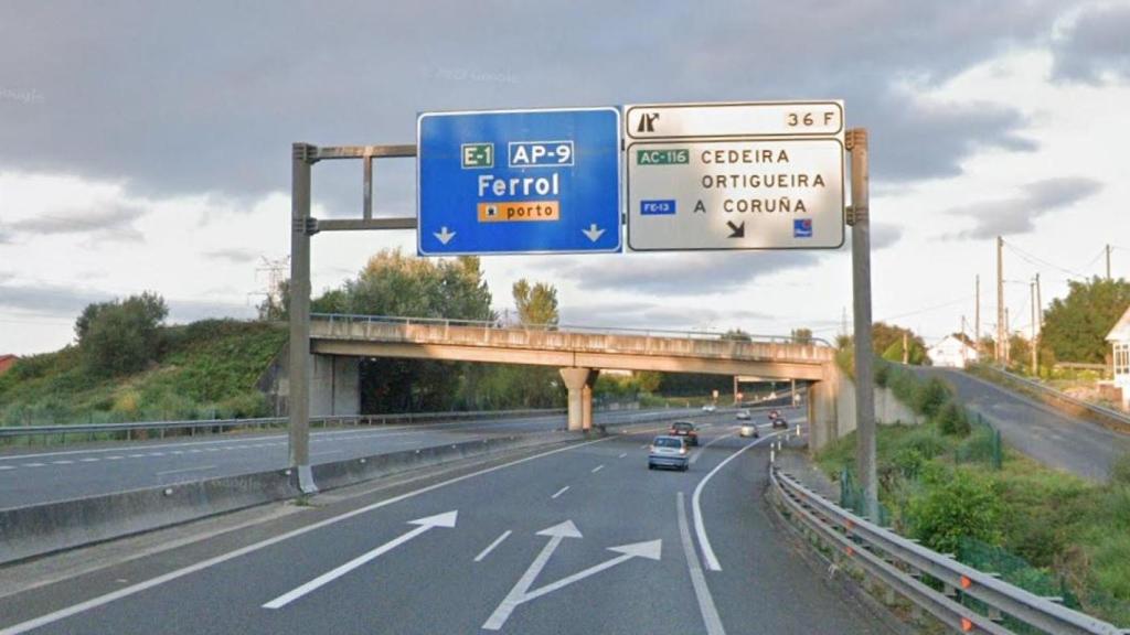 AP-9 a su paso por Ferrol