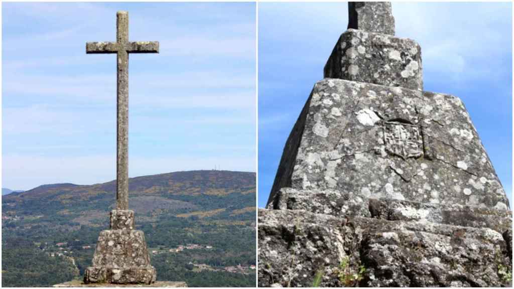 Cruz en el Outeiro da Obra.