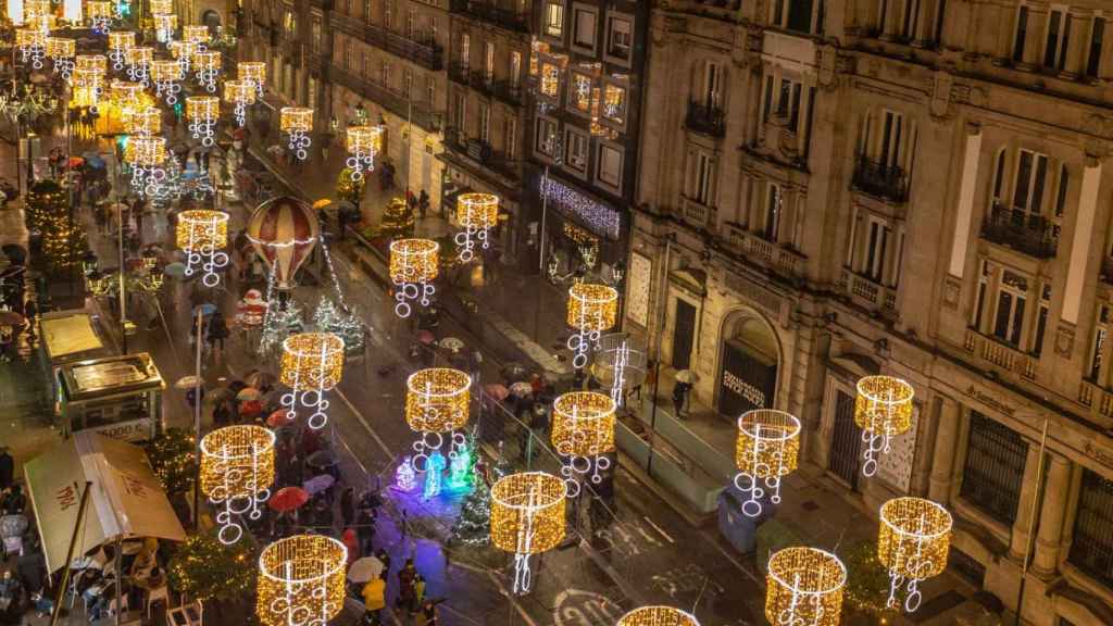Luces de Navidad de Vigo en 2022.