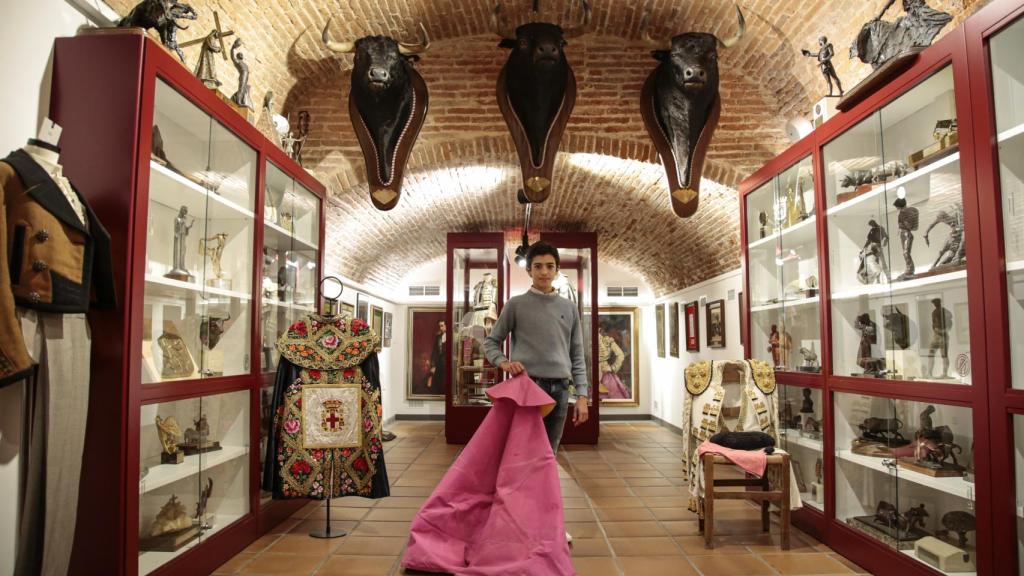Marco Pérez, en el Museo Taurino de Salamanca.