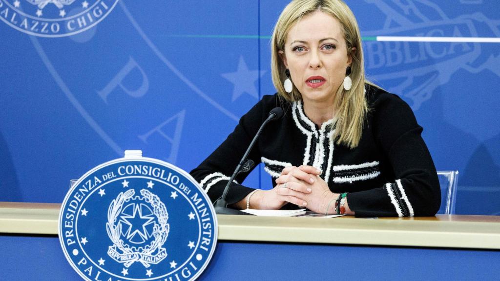 La primera ministra de Italia, Giorgia Meloni.