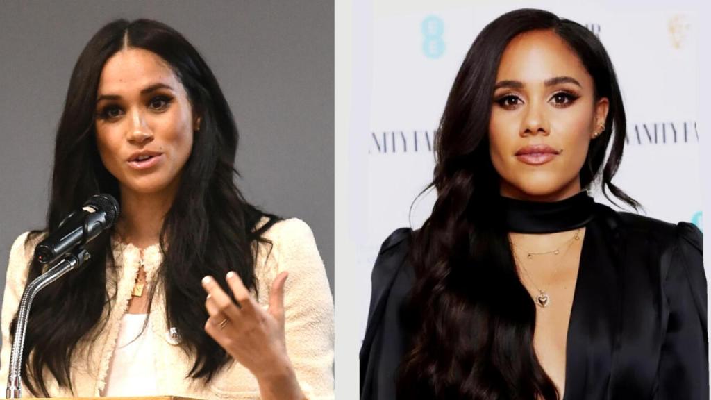 Alex Scott y Meghan Markle tienen físicos muy similares.