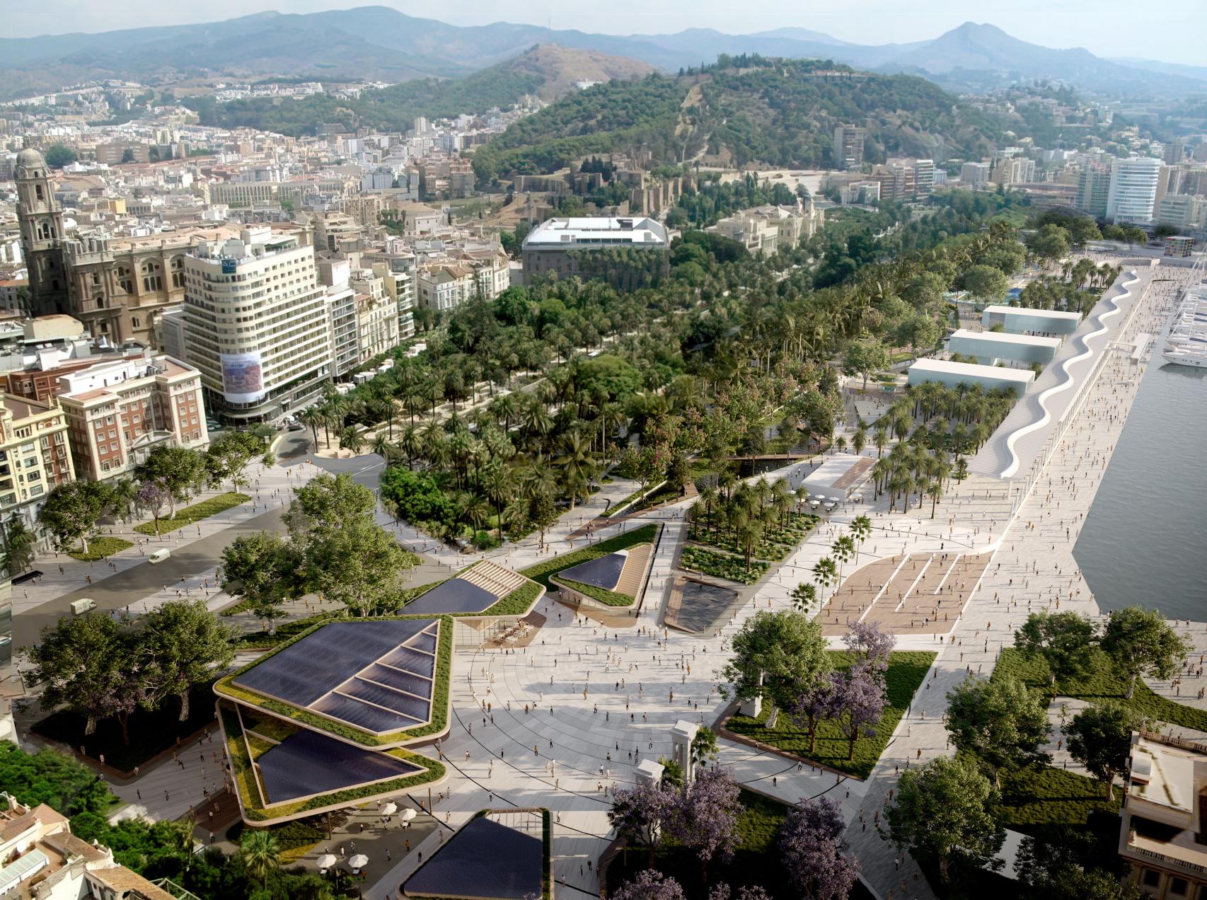 Ordenación completa de la conexión de la ciudad con el puerto de Málaga.