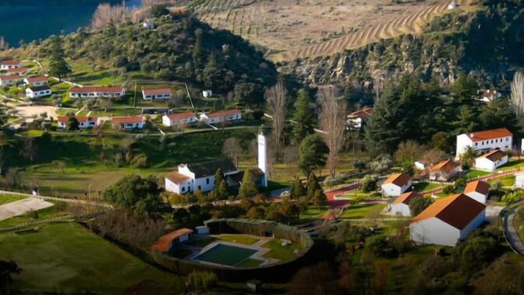 El pueblo de Salto de Saucelle, en Salamanca.