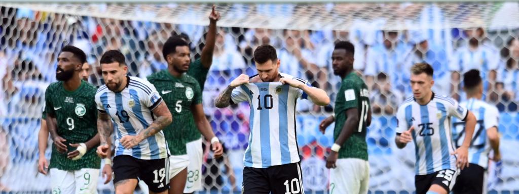 Leo Messi, tras el segundo gol de Arabia Saudí a Argentina