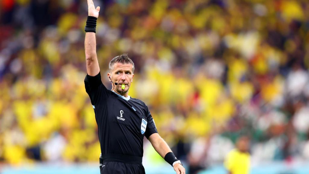El árbitro italiano Daniele Orsato, durante el Mundial de Qatar 2022
