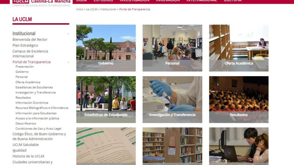 Web de la UCLM.