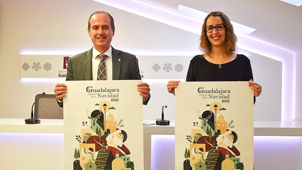 Presentación de la Navidad en Guadalajara. Foto: Ayuntamiento de Guadalajara.