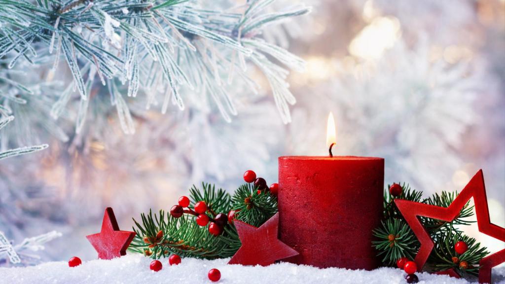 Vela de Navidad.