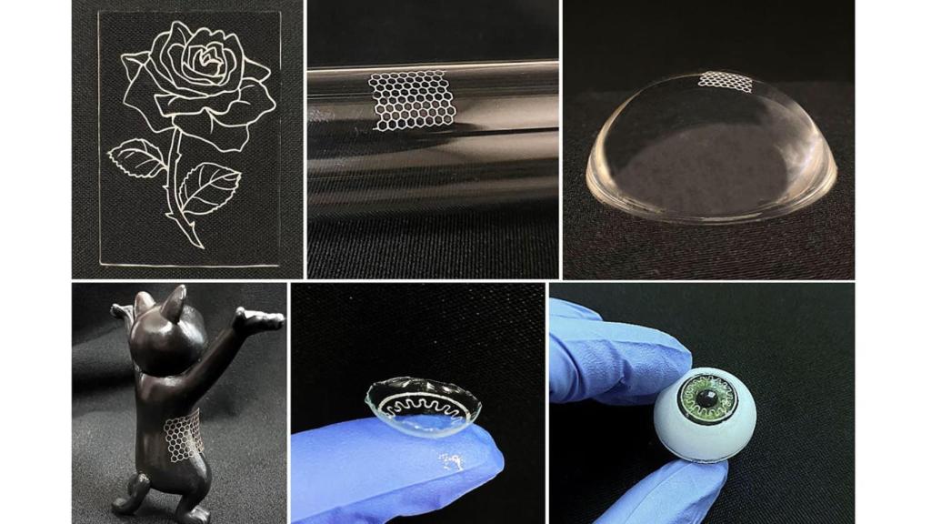 El circuito electrónico en otras superficies.