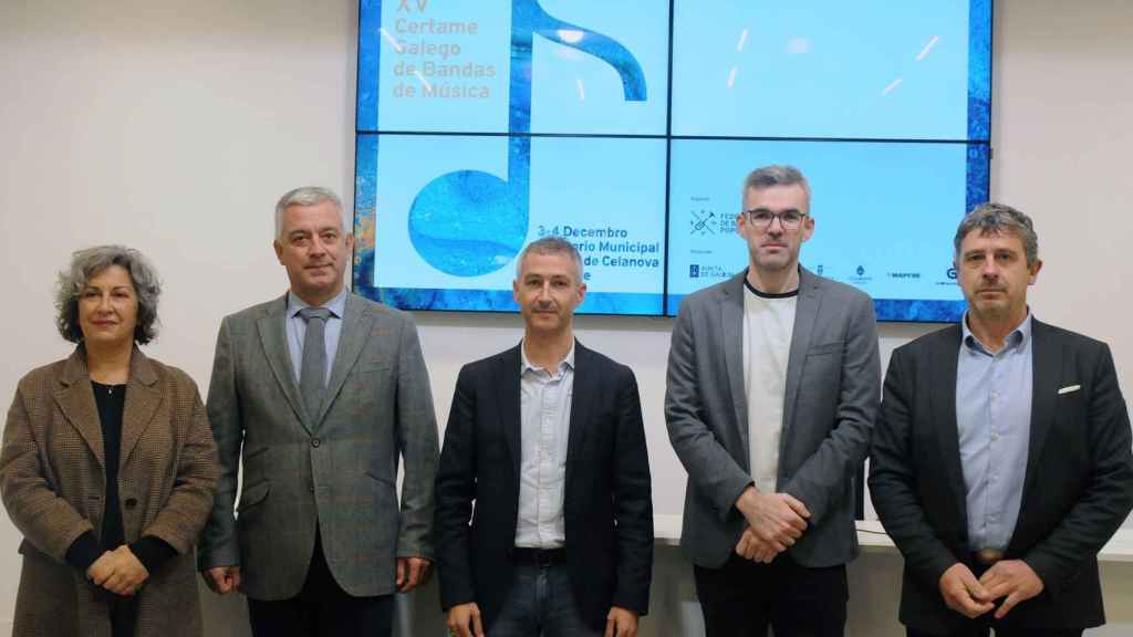 Presentación del XV Certamen Gallego de Bandas.